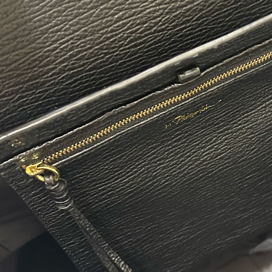 3.1 phillip lim Pashli Medium Satchel 金釦 黑色 大號 斜背包 文件包 手提包 公事包 電腦包 側背包 肩背包-47
