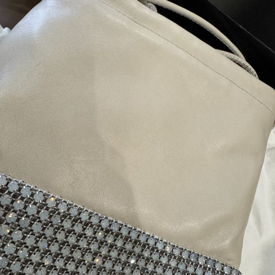 Alexander wang 水鑽拼接斜背包包 全新閒置 没有掉鑽-4