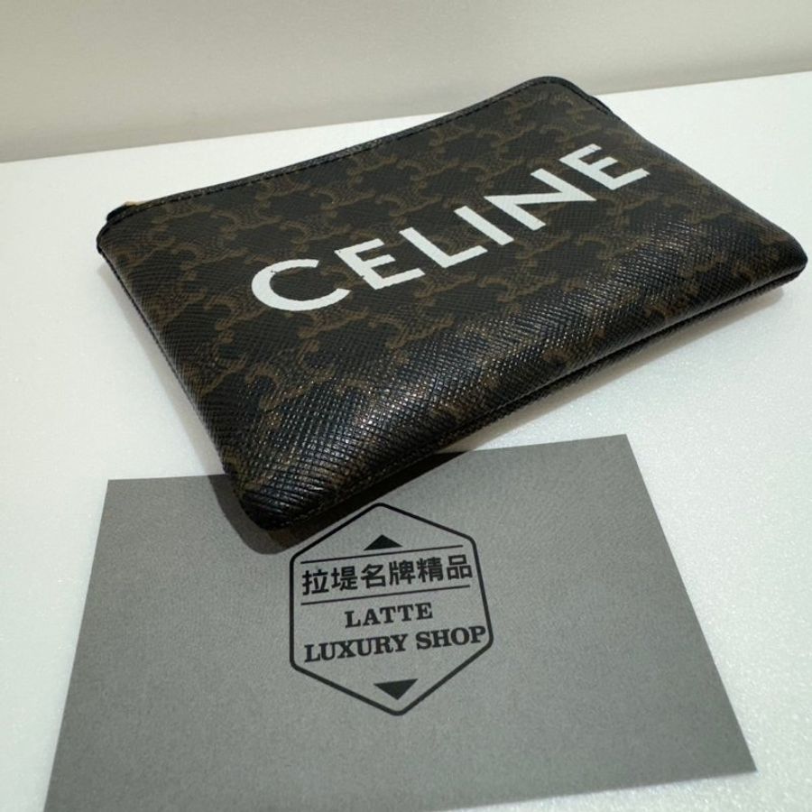 CELINE 拉鍊 零錢包/鑰匙包 88成新-2