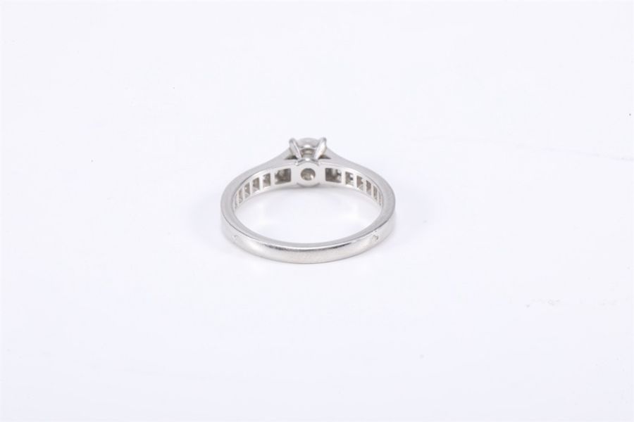 CARTIER(卡地亞) 1895系列 戒指 半鑽 32分 鑽石/pt950 50-3