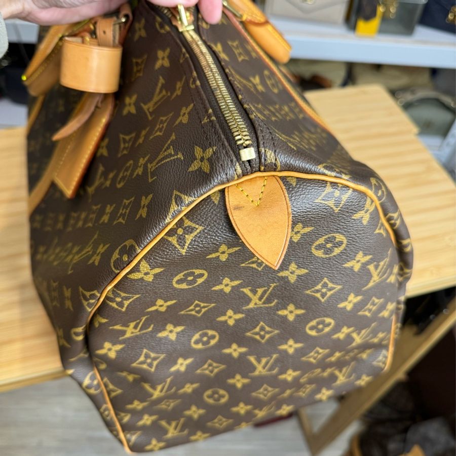 Louis Vuitton 老花旅行袋keepall 55cm/手提款🤎旅行必備-10