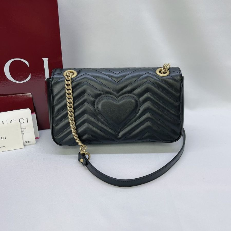 GUCCI 全新GG MARMONT小型肩背包-1