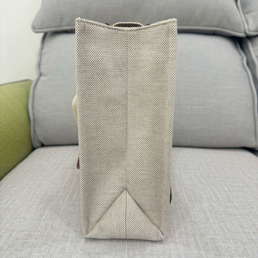 Chloé Woody tote bag帆布托特包(中號/焦糖咖色)-11