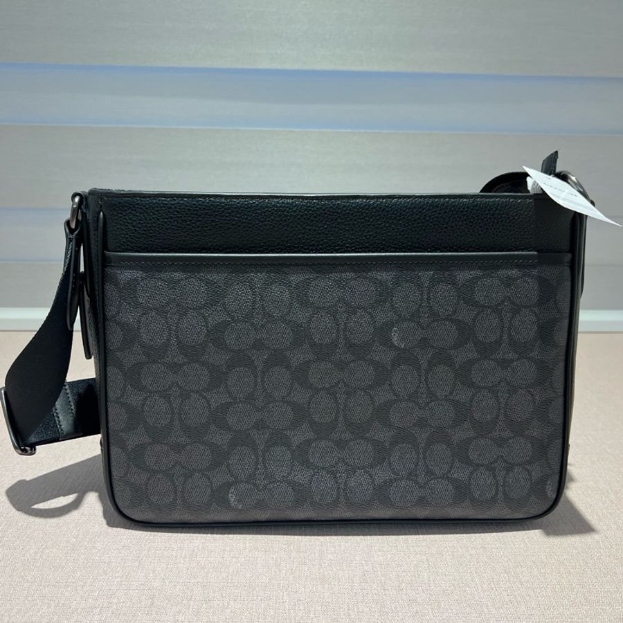 🔥🔥🔥保證真品Coach signature 男士肩背/斜背包-6