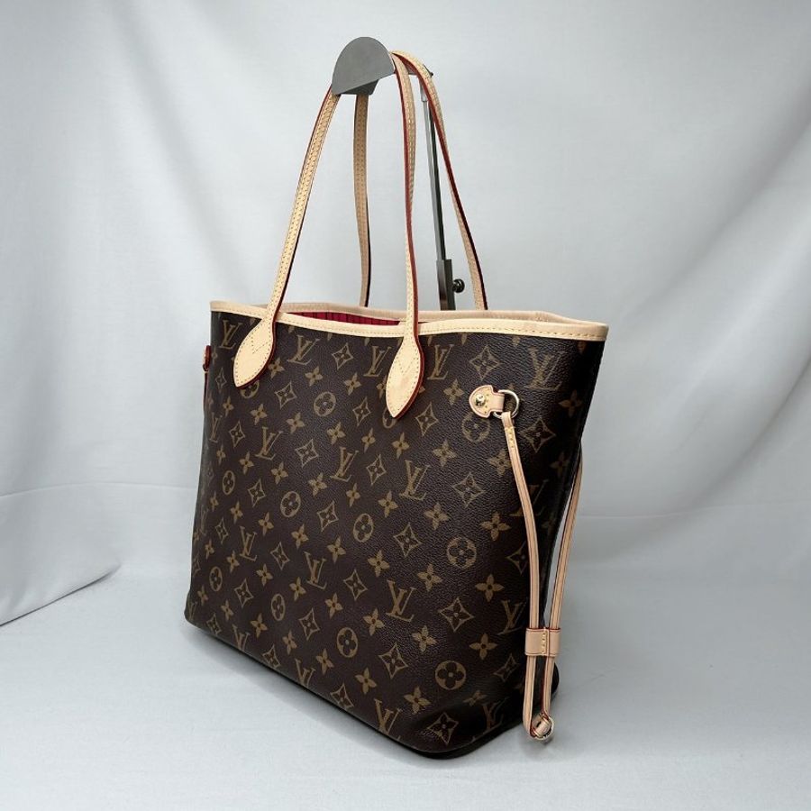 LV Neverfull MM老花托特包-2