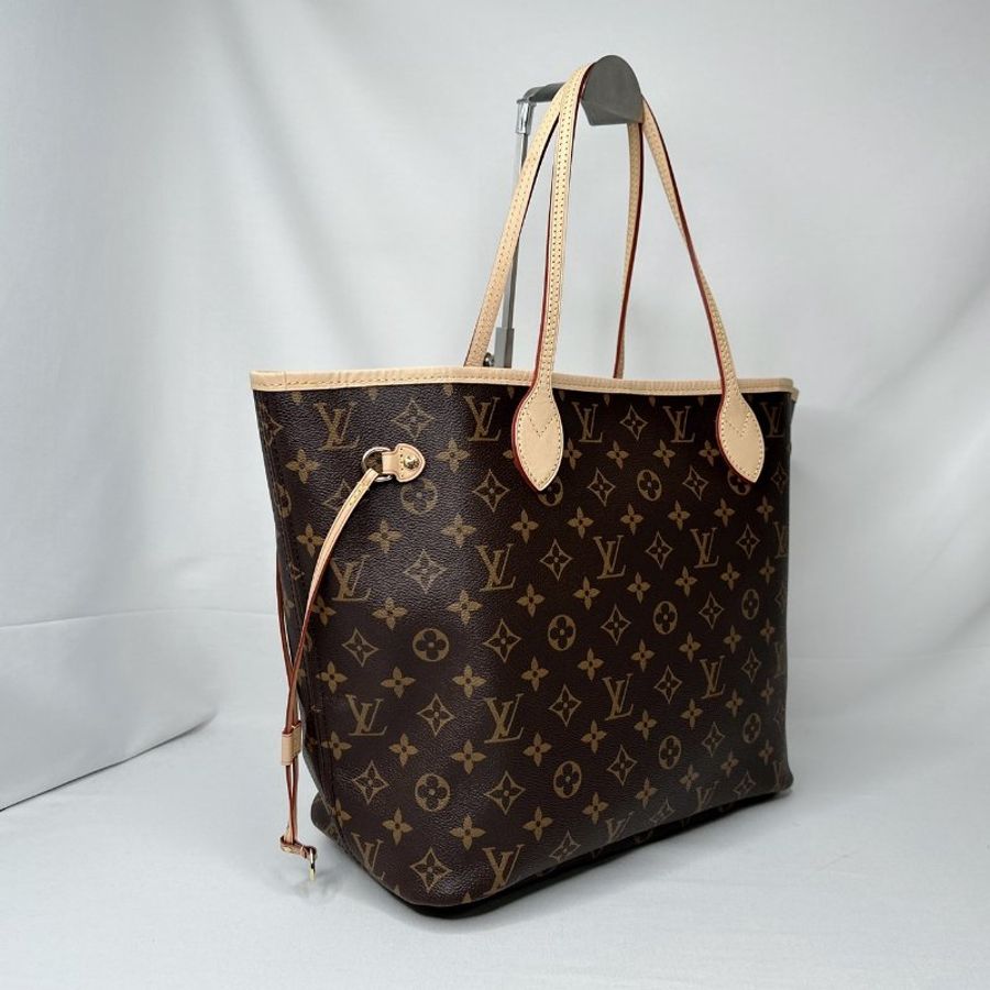 LV Neverfull MM老花托特包-5