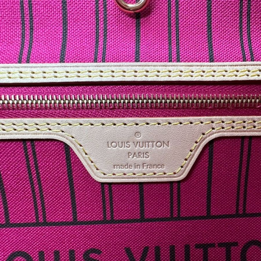 LV Neverfull MM老花托特包-7