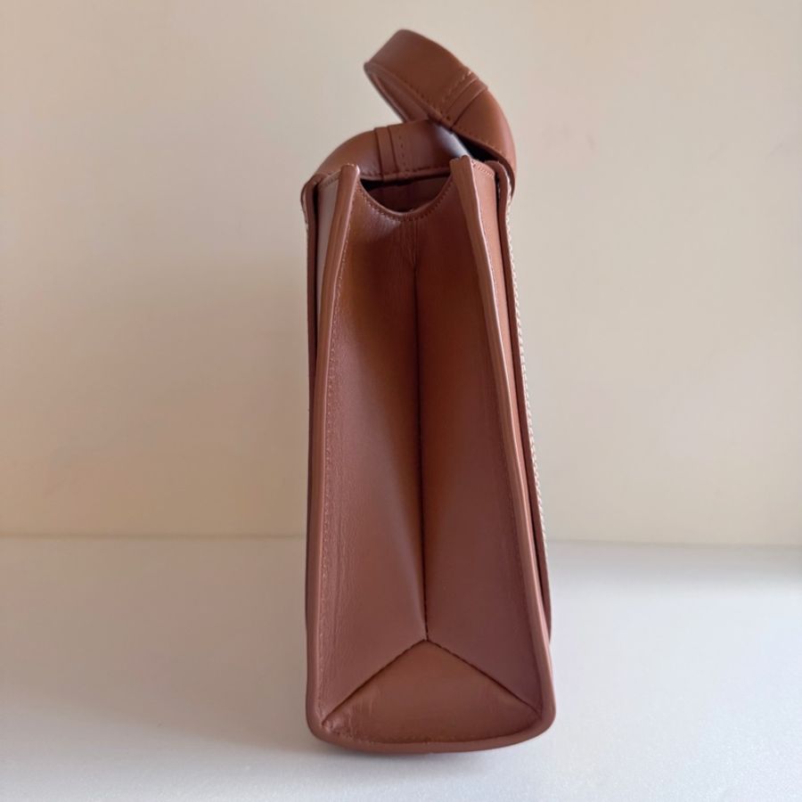 便宜賣 Chloe 焦糖色 woody 皮革手提肩背包 小號-3