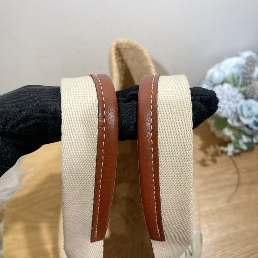 TW4076 CHLOE 蔻依大號天然藤籃手拿包包LARGE WOODY BASKET HANDBAG-9