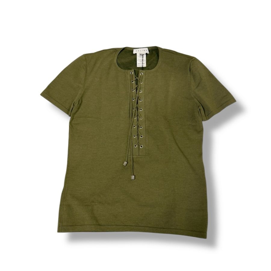 🍒CELINE 短袖顯瘦上衣 size:L / 2F250210-1-4