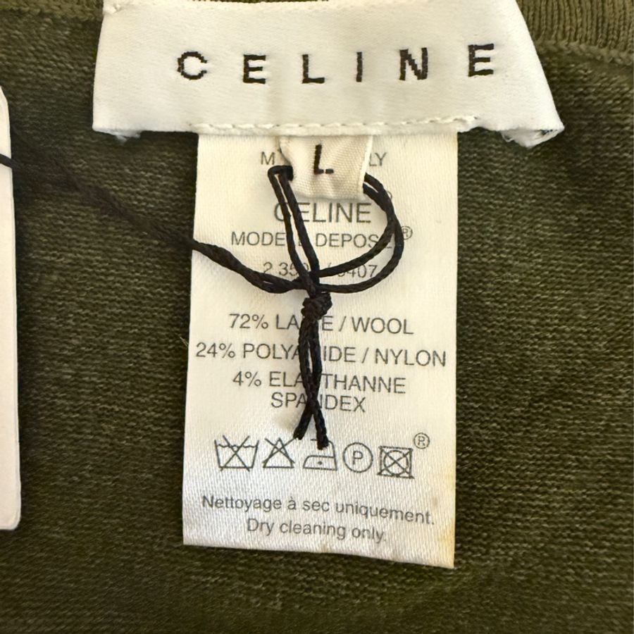 🍒CELINE 短袖顯瘦上衣 size:L / 2F250210-1-5