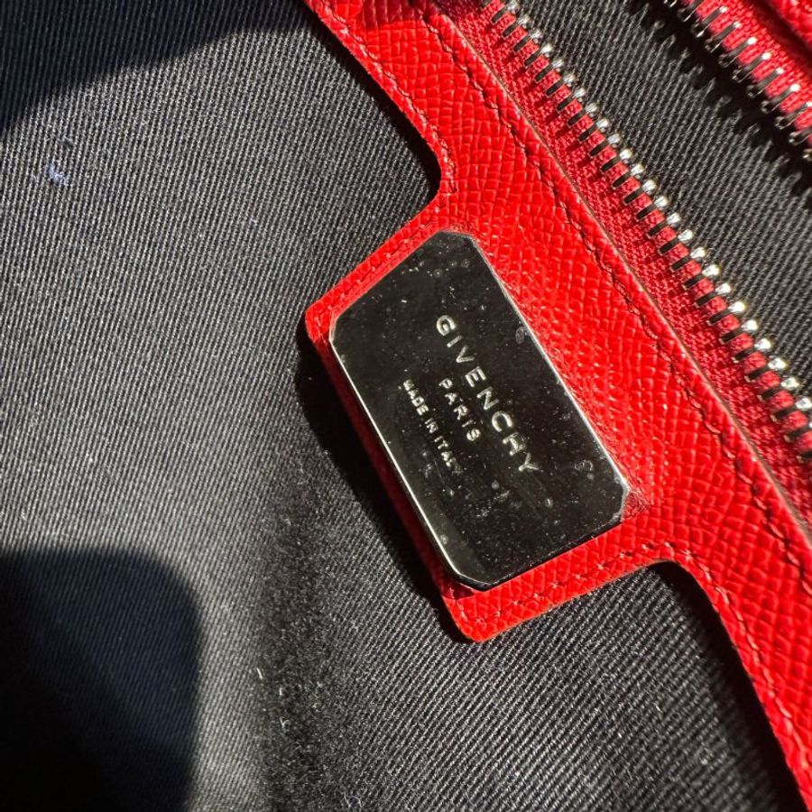 Givenchy Lucrezia Briefcase Handbag 紅色 時尚款貝殼公事包-5