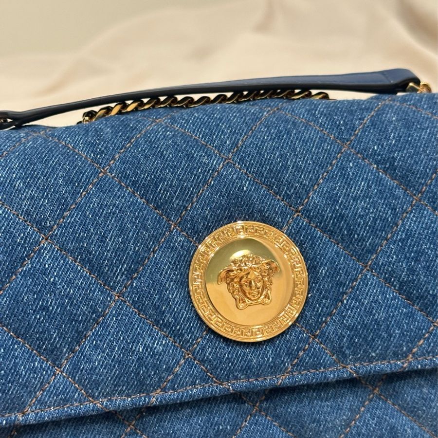 Versace Denim Bag 牛仔包 牛仔鏈包-12