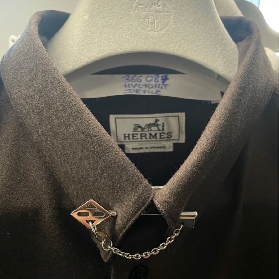Hermès 全新CLE H胸針-2