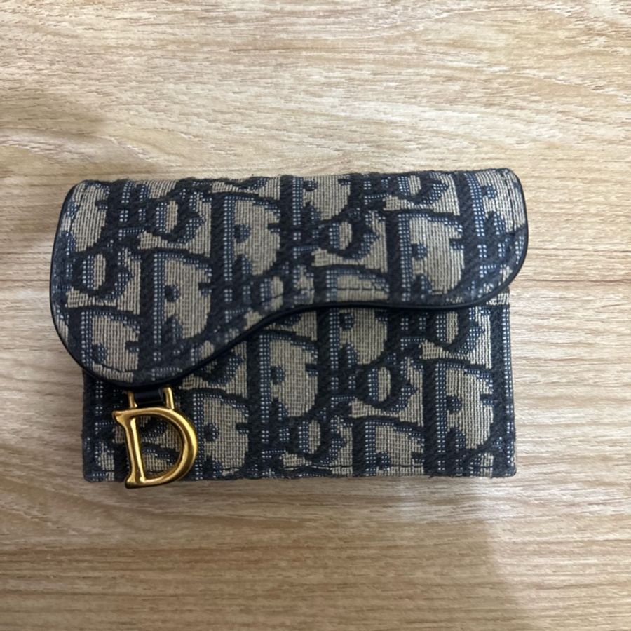 Dior Saddle Bloom 卡夾 Dior Oblique 緹花-5