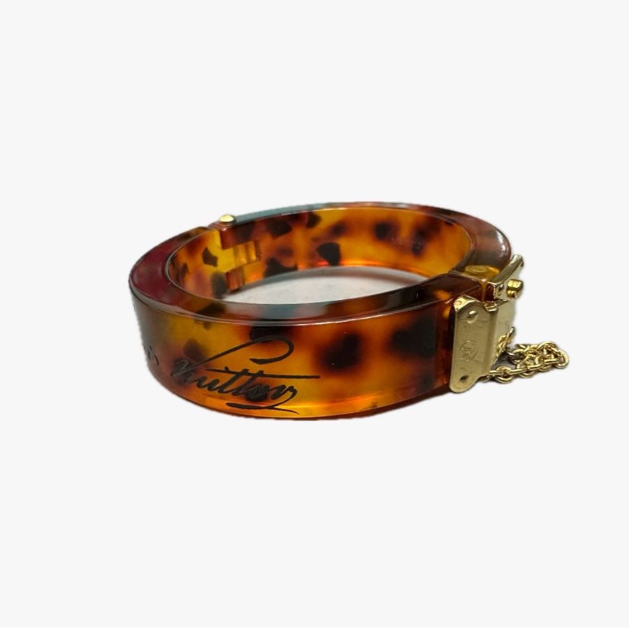 Louis Vuitton Havane Tortoise Lock Me手鈪-1