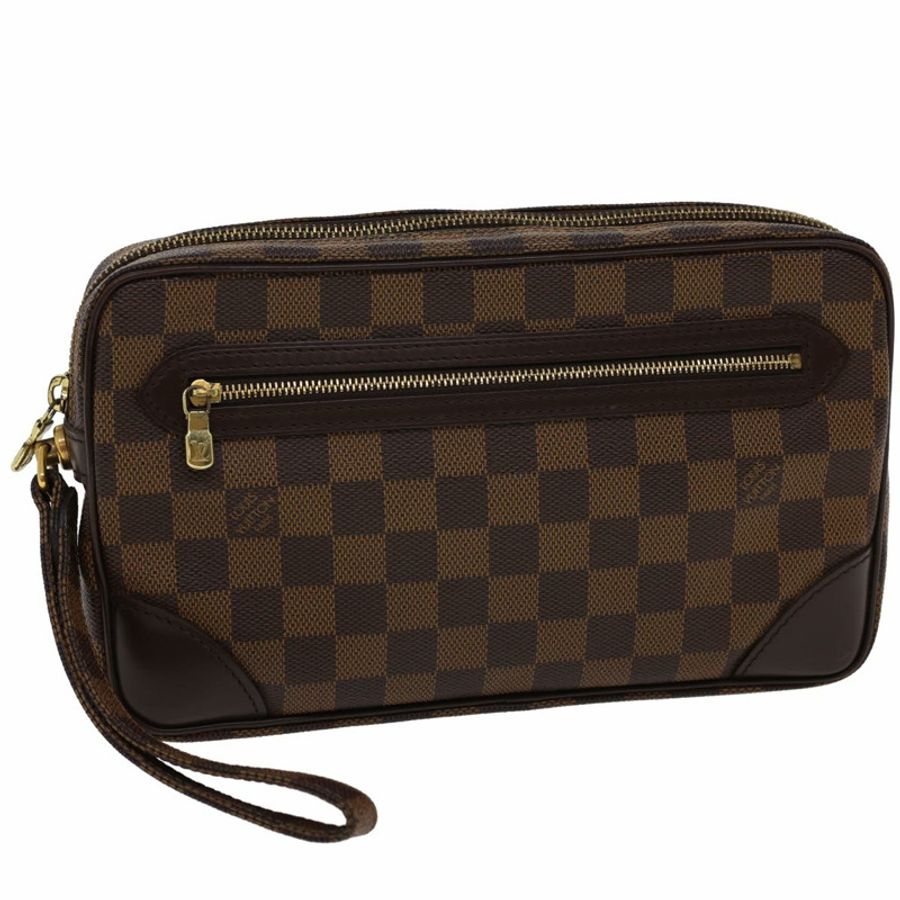 【日本直送】路易威登 Damier Ebene Marly Dragonne GM 手拿包 SP 訂購 LV 正品 25039SA-0