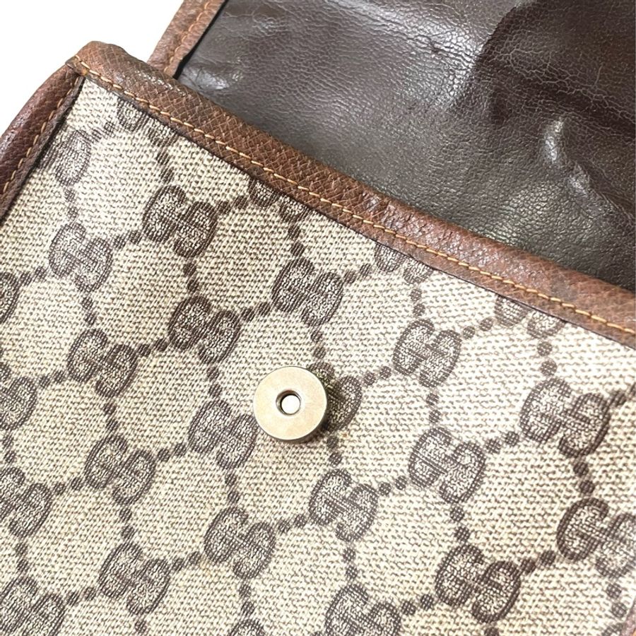 Gucci 老花GG迷你馬鞍流蘇斜挎包-17