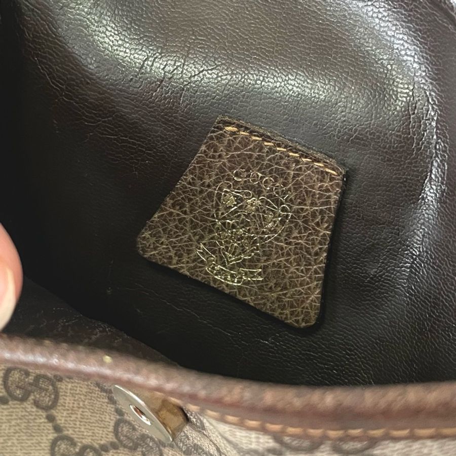 Gucci 老花GG迷你馬鞍流蘇斜挎包-21