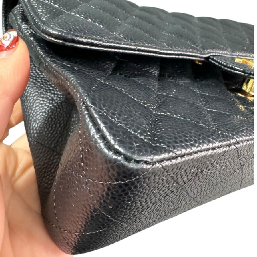 Chanel Caviar CF25cm 金扣-6