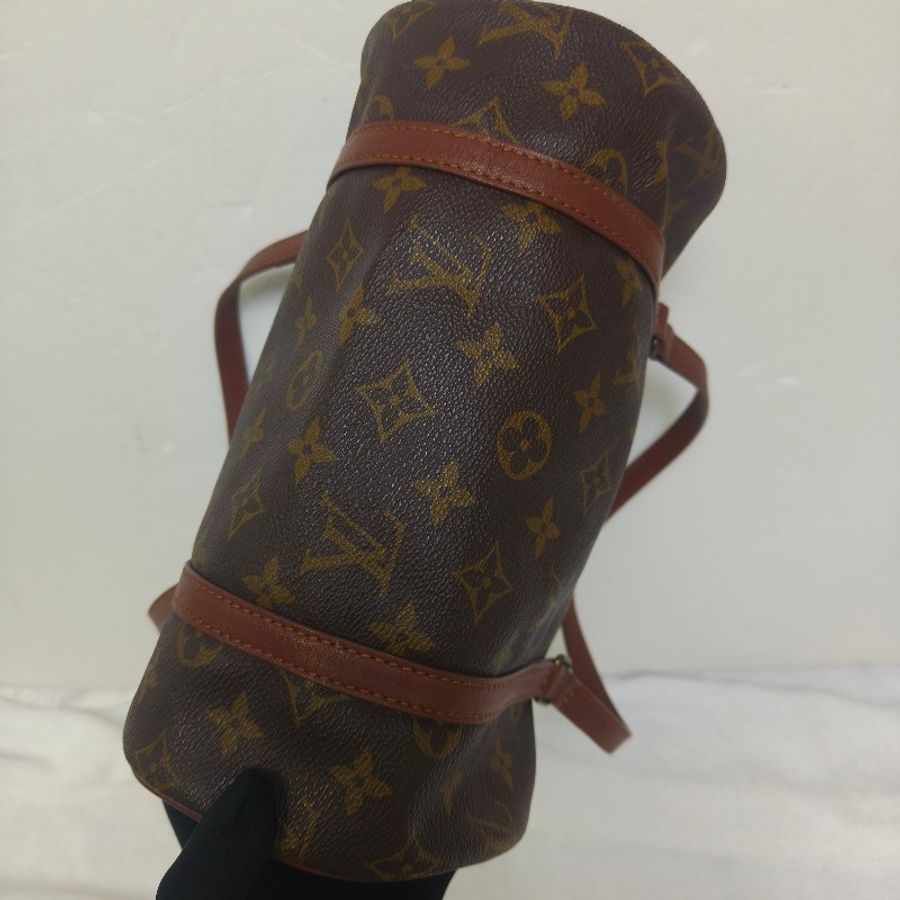 🔥6/13-6/29年中慶🔥【超狂優惠】㊣✨Louis Vuitton✨(附防塵袋)路易威登 LV 老花 紅皮 巴比龍 26 圓筒包 手提包/二手精品/二手包/保證正品🌳二手樹屋🌳-6