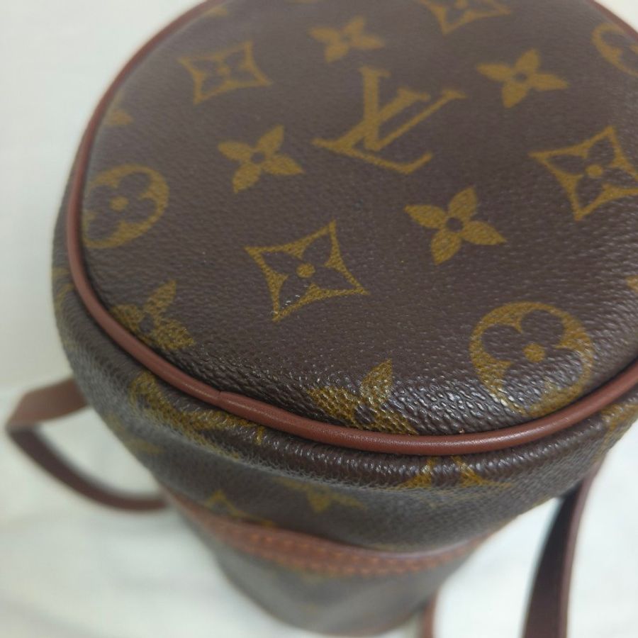 🔥6/13-6/29年中慶🔥【超狂優惠】㊣✨Louis Vuitton✨(附防塵袋)路易威登 LV 老花 紅皮 巴比龍 26 圓筒包 手提包/二手精品/二手包/保證正品🌳二手樹屋🌳-10