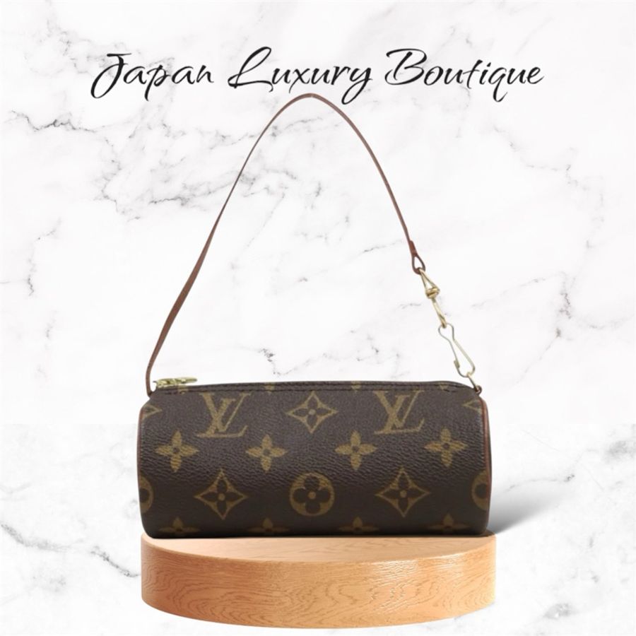「JL精品代購」 98新 LV papillon 迷你小圓筒包-0