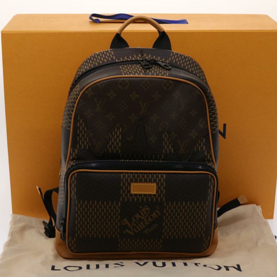 【日本直送】路易威登 Damier Giant NIGO Campus 雙肩包 N40380 LV Auth am4753S-11