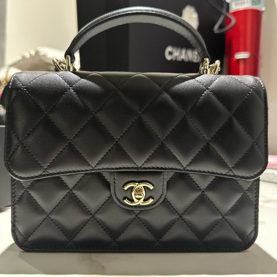25Pchanel 香奈兒雙肩三用調節包-0