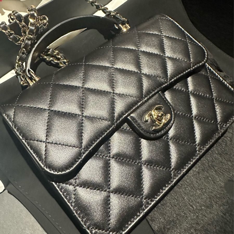 25Pchanel 香奈兒雙肩三用調節包-5