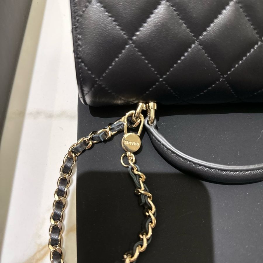25Pchanel 香奈兒雙肩三用調節包-13