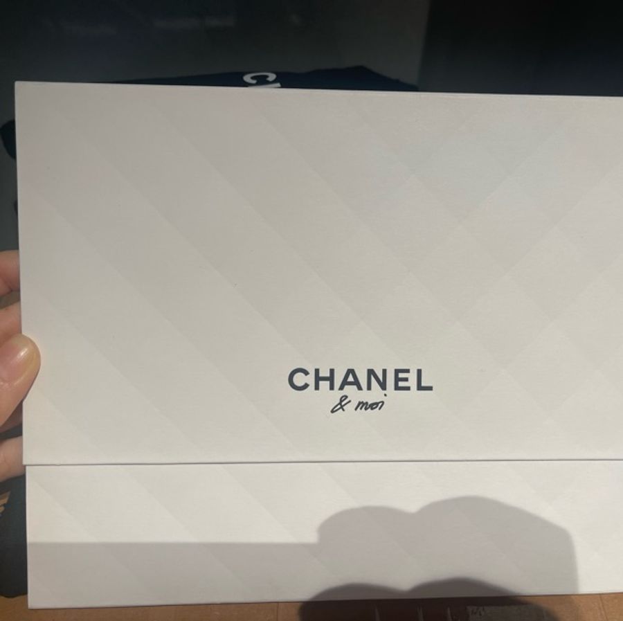 全新CHANEL香芋紫色字母鏈條菱格纹珍珠亮面小羊皮-16