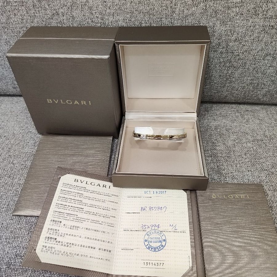 Bvlgari B.zero1 750 18k金 寶格麗 三色K金 黃K金白K金玫瑰金 手環 手鐲 全新-15