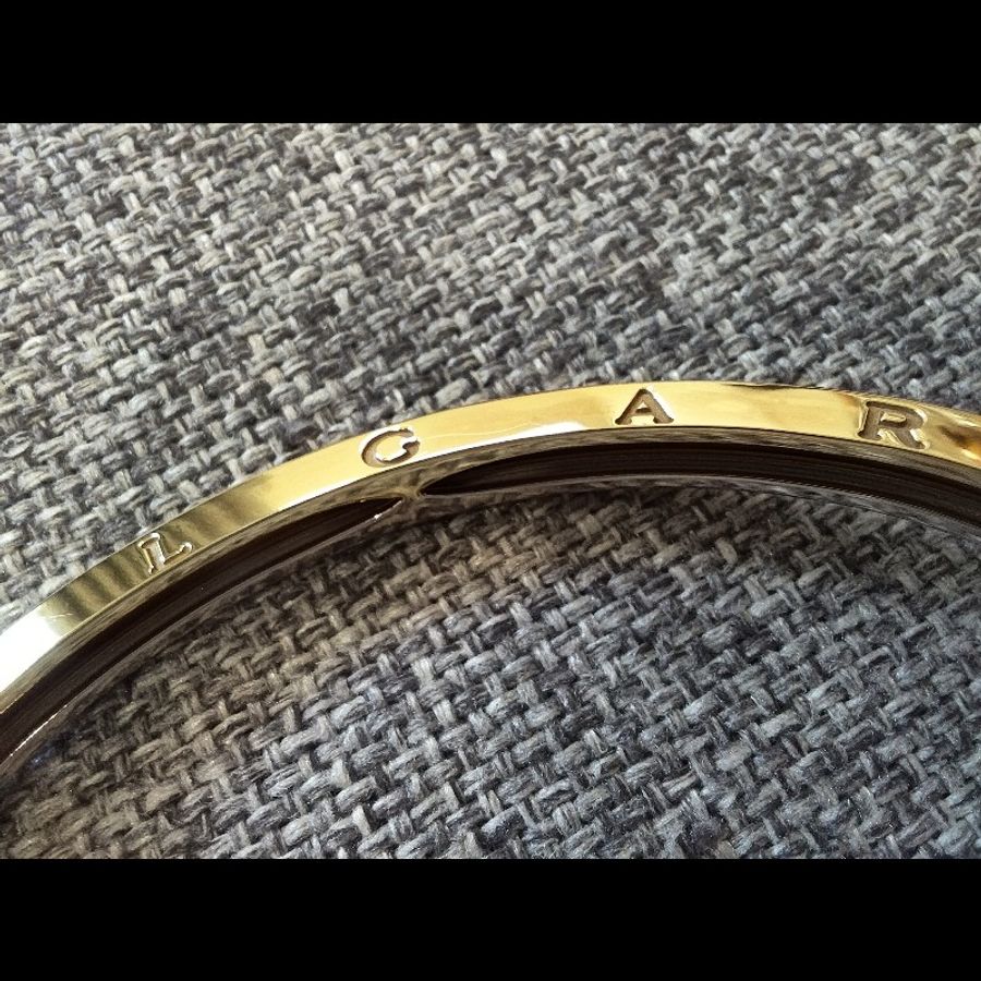 Bvlgari B.zero1 750 18k金 寶格麗 三色K金 黃K金白K金玫瑰金 手環 手鐲 全新-23