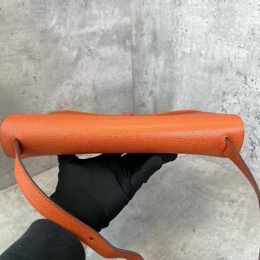NOW BAGS｜【二手代購】  Hermes Colorado vintage橘色馬鞍包-3