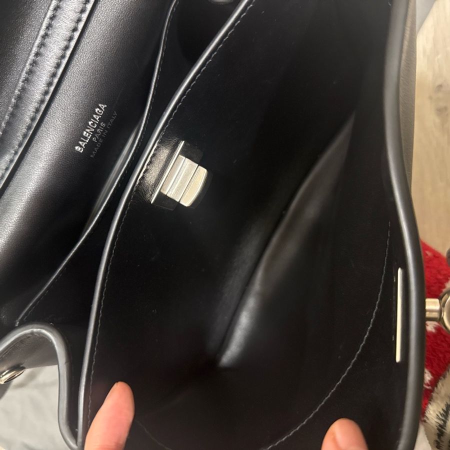 Balenciaga rodeo mini黑銀-11