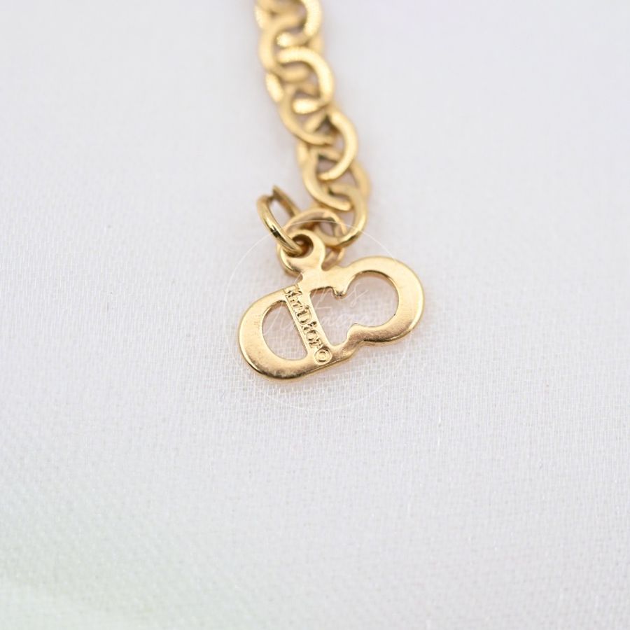 [Pre-owned] Christian Dior CD Pendant Necklace-9