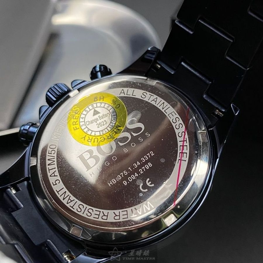 BOSS手錶,編號HB1513758,42mm寶藍錶殼,寶藍錶帶款-4
