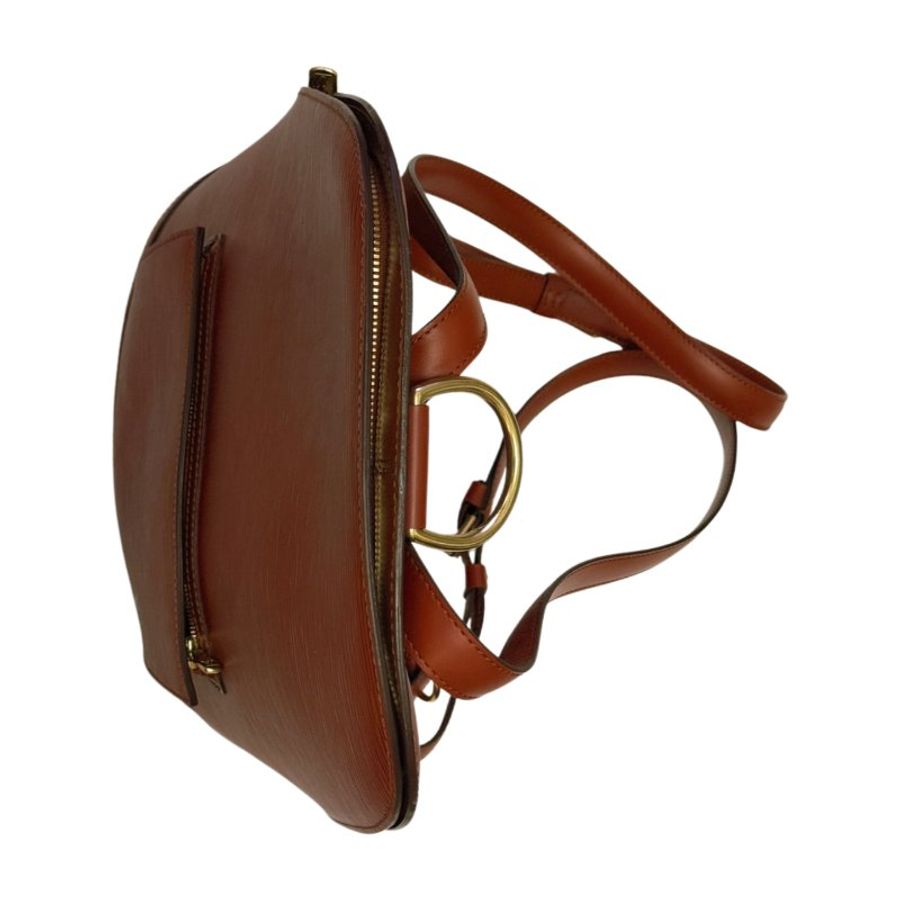 Louis Vuitton Epi Mabillon  肯亞棕色皮革 女士路易威登後背包 棕色 (近乎新品)-2