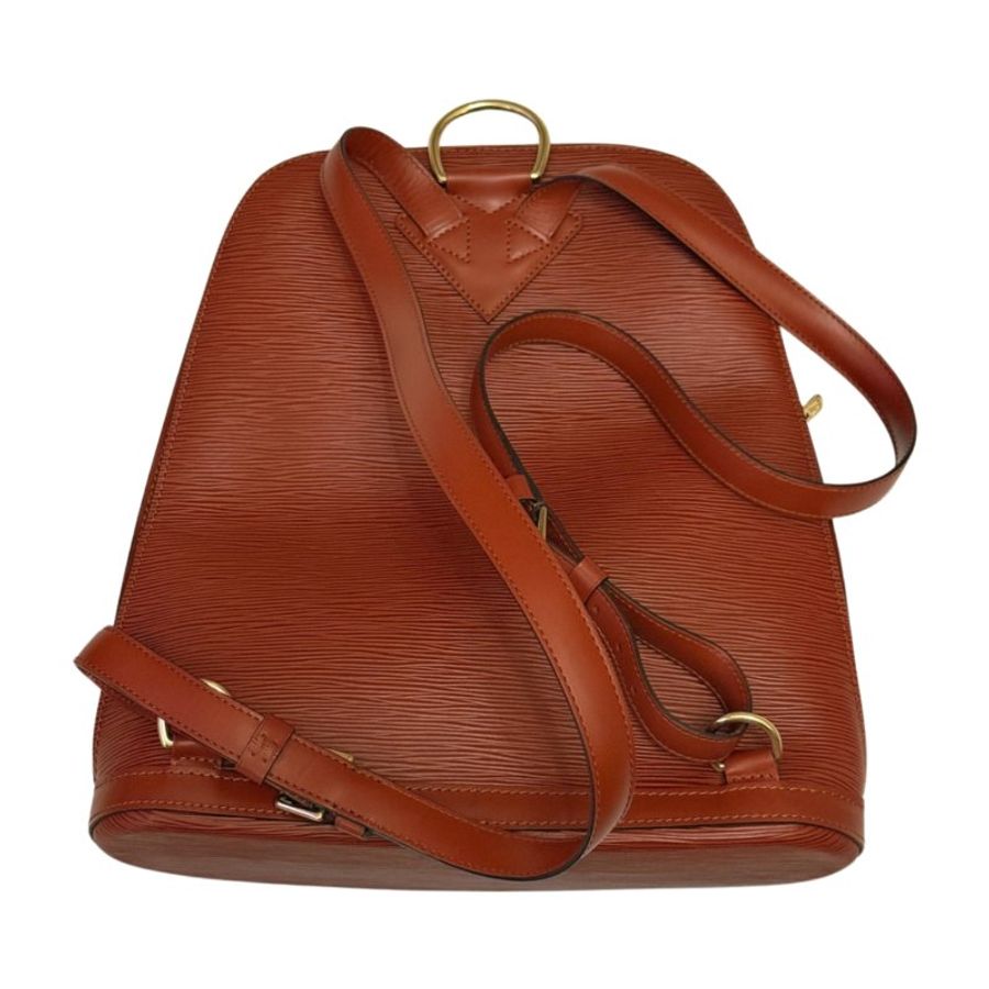 Louis Vuitton Epi Mabillon  肯亞棕色皮革 女士路易威登後背包 棕色 (近乎新品)-22