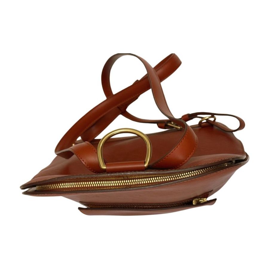 Louis Vuitton Epi Mabillon  肯亞棕色皮革 女士路易威登後背包 棕色 (近乎新品)-23