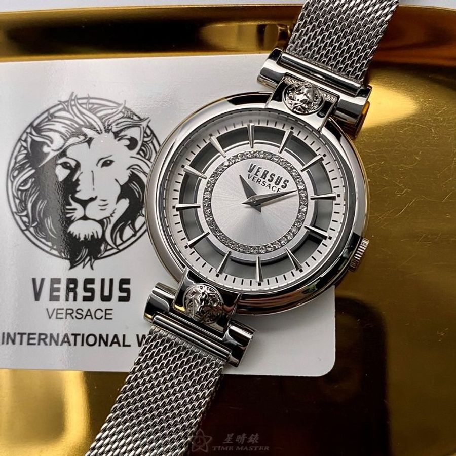 VERSUS VERSACE手錶,編號VV00020,36mm銀錶殼,銀色錶帶款-10