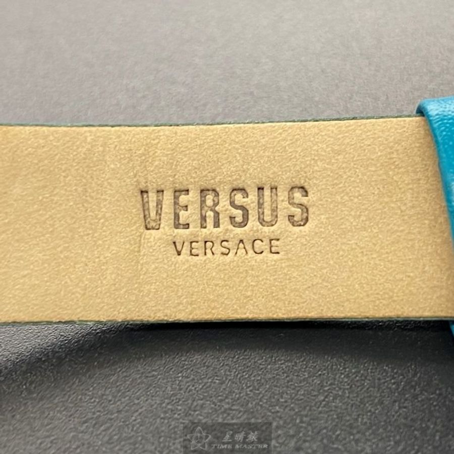 VERSUS VERSACE手錶,編號VV00297,36mm玫瑰金錶殼,淺藍錶帶款-5