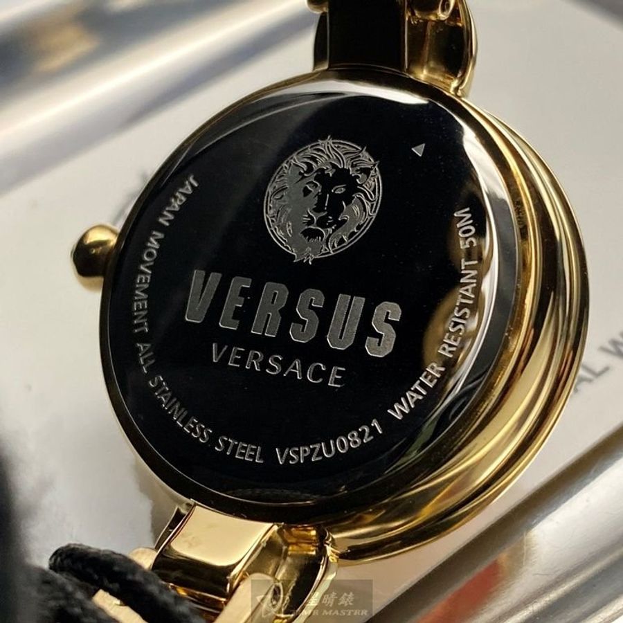 VERSUS VERSACE手錶,編號VV00090,34mm金色錶殼,金色錶帶款-4