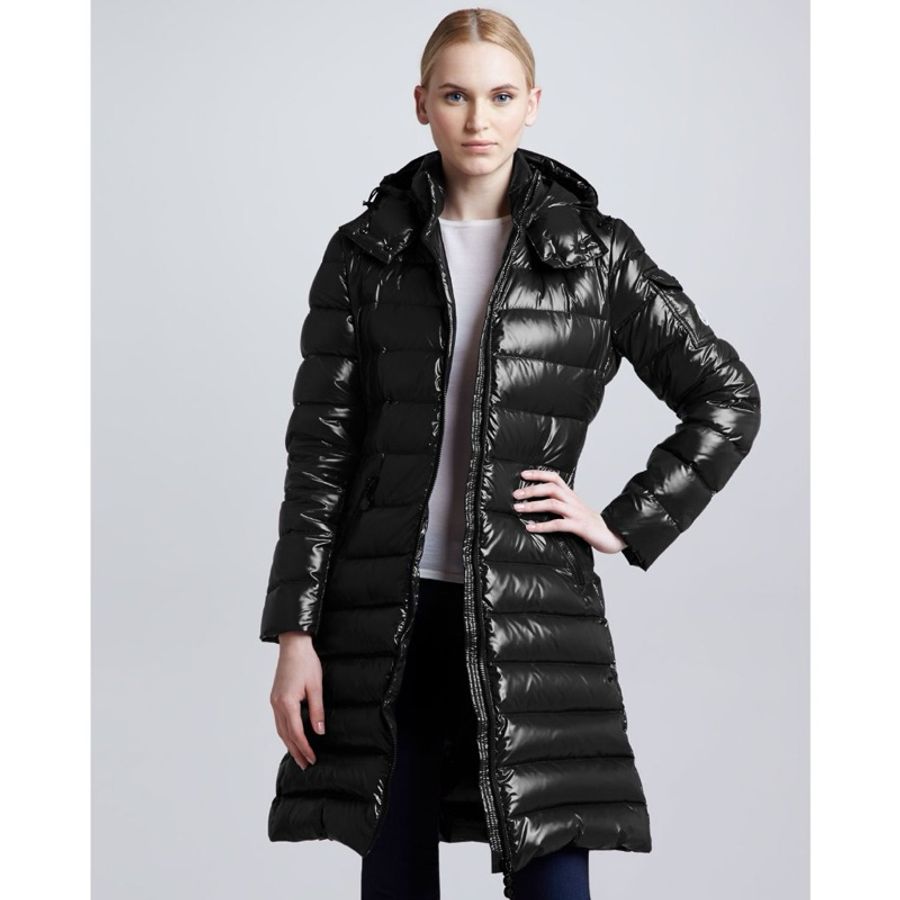 Moncler 黑色長版羽絨外套 ⚠️00號-1