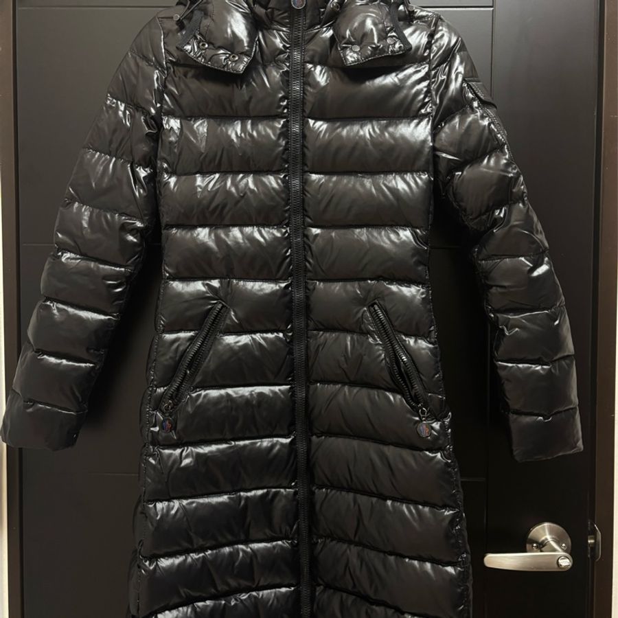 Moncler 黑色長版羽絨外套 ⚠️00號-2