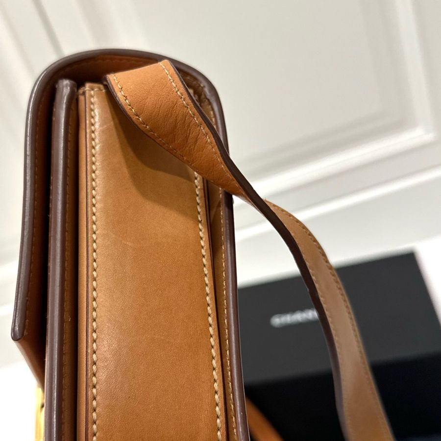 YSL 聖羅蘭 SAINT LAURENT Medium Bellechasse 大地色 麂皮 肩背包 斜背包 側背包-57