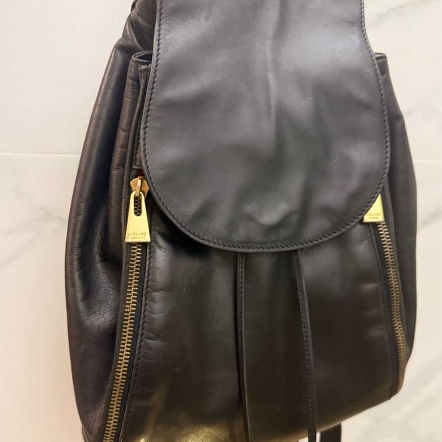 🧨 二手精品閒置出清 🉐 Celine 後背包 ｜耐裝｜小牛皮-1