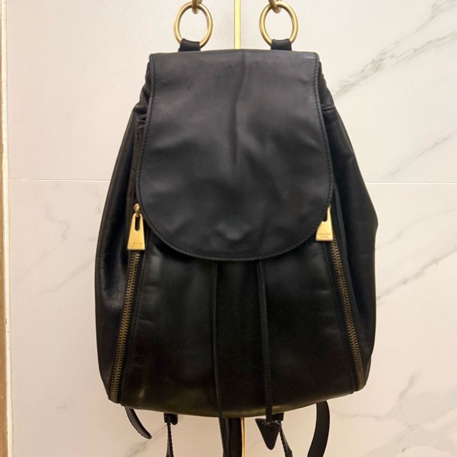 🧨 二手精品閒置出清 🉐 Celine 後背包 ｜耐裝｜小牛皮-5