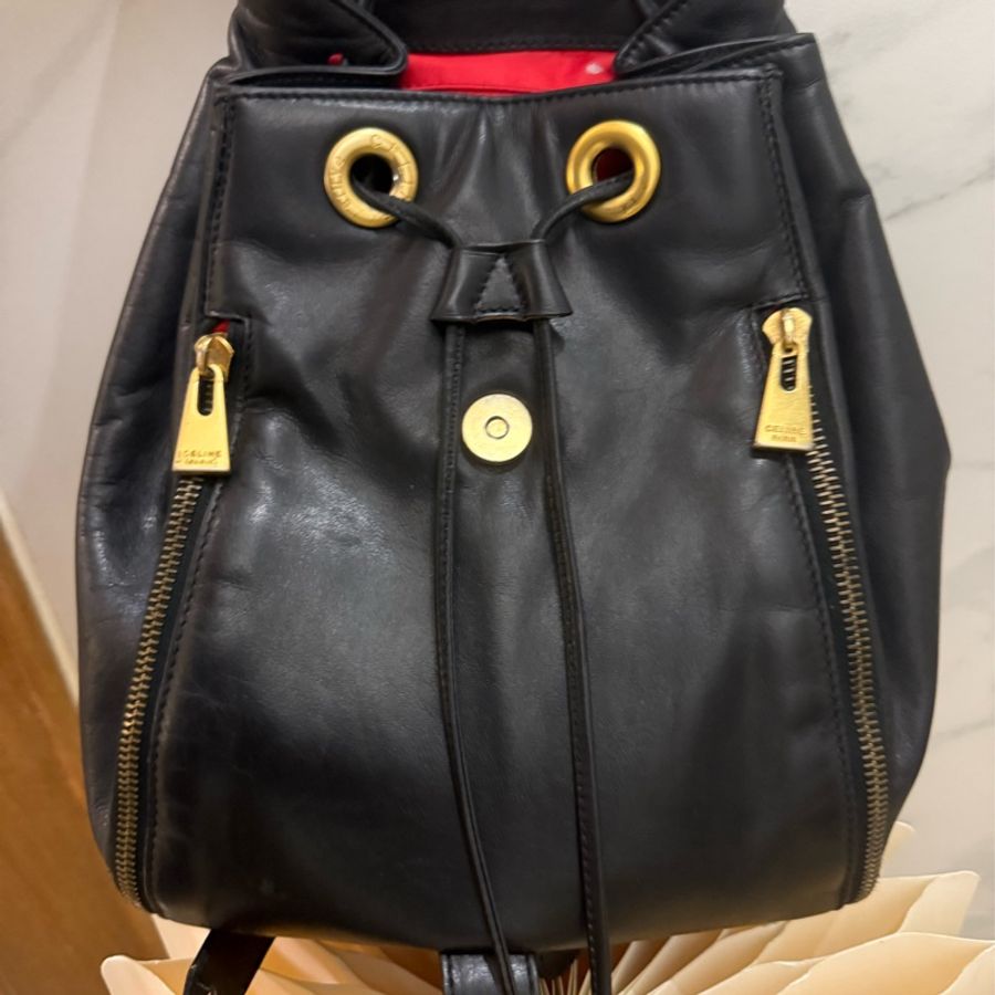 🧨 二手精品閒置出清 🉐 Celine 後背包 ｜耐裝｜小牛皮-21